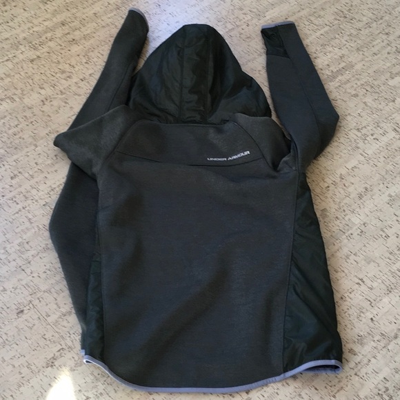 Under Armour Coldgear Zip Up Jacket - Hunter Green - Small - Picture 4 of 5